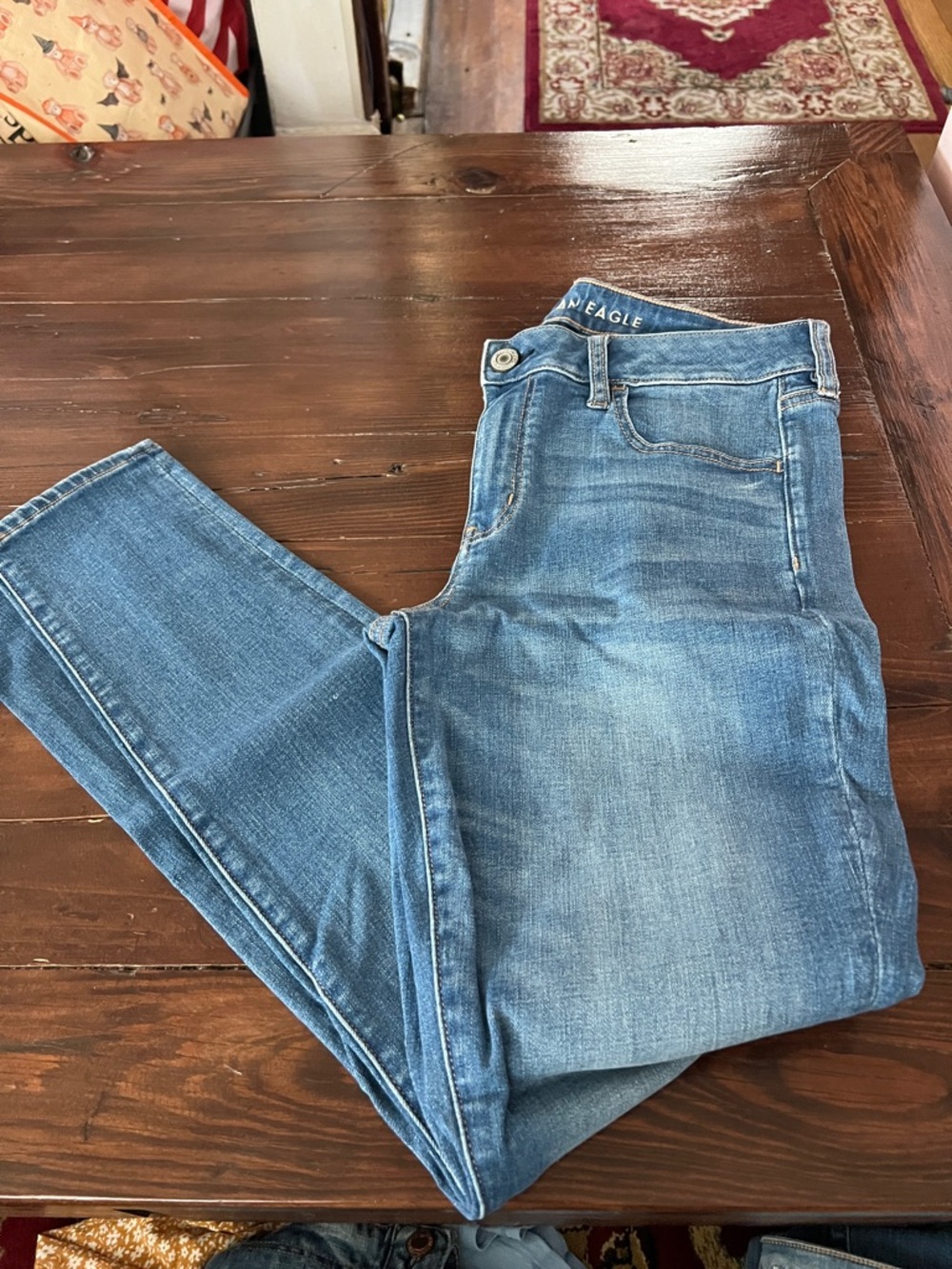 American Eagle Outfitters Faded Blue Women's Jeggings
